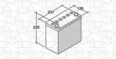 Стартерная аккумуляторная батарея; Стартерная аккумуляторная батарея ES MAGNETI MARELLI купить