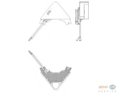 Регулятор, вентилятор салона BEHR HELLA SERVICE купить