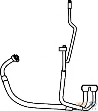 Трубопровод высокого давления, кондиционер BEHR HELLA SERVICE купить