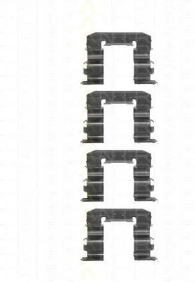 Комплектующие, колодки дискового тормоза TRISCAN купить