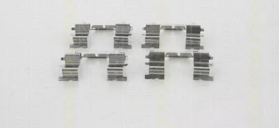 Комплектующие, колодки дискового тормоза TRISCAN купить