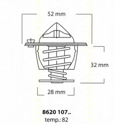 Термостат, охлаждающая жидкость TRISCAN купить