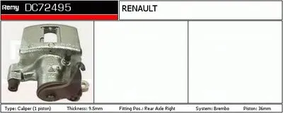 Тормозной суппорт Remanufactured REMY (Multiline) DELCO REMY купить