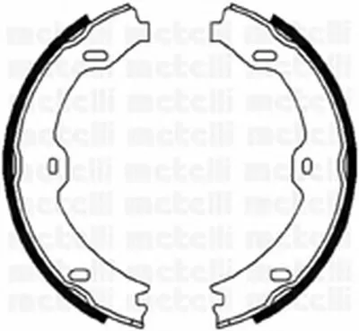 Комплект тормозных колодок, стояночная тормозная система METELLI купить