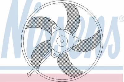 Вентилятор, охлаждение двигателя NISSENS купить