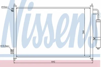 Конденсатор, кондиционер NISSENS купить