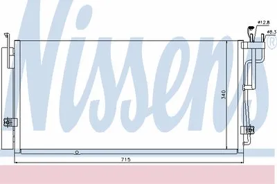 Конденсатор, кондиционер NISSENS купить