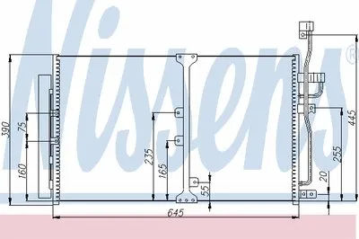 Конденсатор, кондиционер NISSENS купить