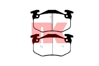 Комплект тормозных колодок, дисковый тормоз NK купить