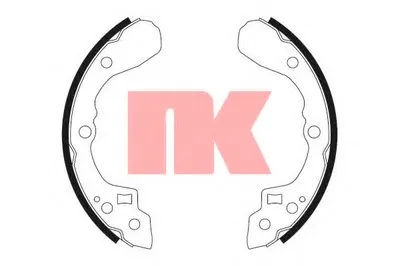 Комплект тормозных колодок NK купить