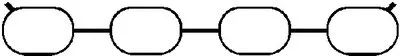 Прокладка, впускной коллектор AJUSA купить