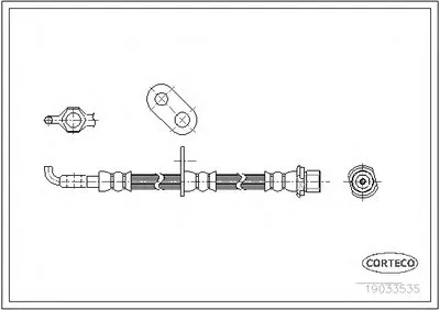 Тормозной шланг CORTECO купить