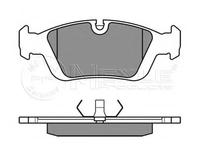 Комплект тормозных колодок, дисковый тормоз MEYLE купить