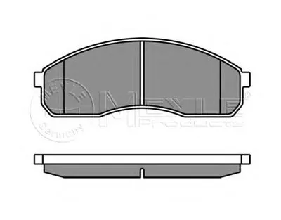 Комплект тормозных колодок, дисковый тормоз MEYLE купить