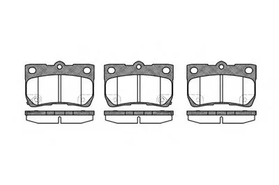 Комплект тормозных колодок, дисковый тормоз REMSA купить