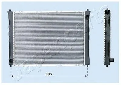 Радиатор, охлаждение двигателя JAPANPARTS купить
