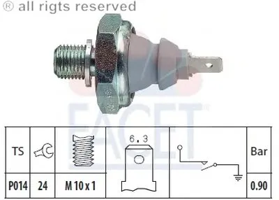 Выключатель с гидропроводом FACET купить