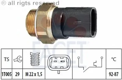 Термовыключатель, вентилятор радиатора FACET купить