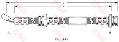 Тормозной шланг TRW купить