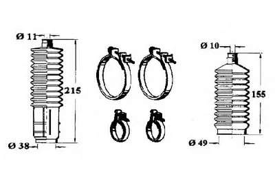 Комплект пылника, рулевое управление OCAP купить