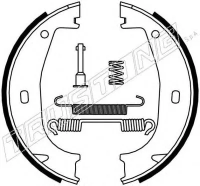 Комплект тормозных колодок, стояночная тормозная система TRUSTING купить
