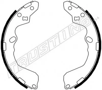 Комплект тормозных колодок TRUSTING купить