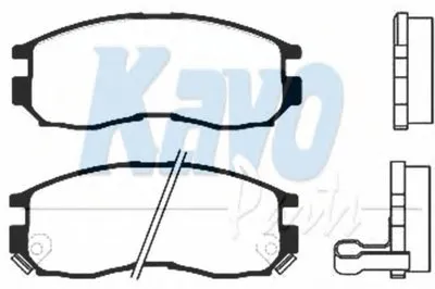 Комплект тормозных колодок, дисковый тормоз MK KASHIYAMA KAVO PARTS купить