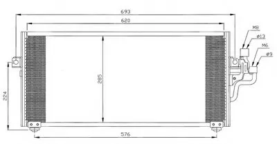 Конденсатор, кондиционер NRF купить