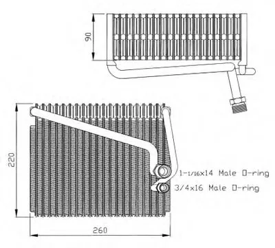 Испаритель, кондиционер NRF купить