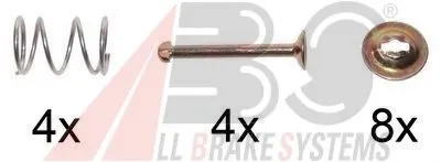 Комплектующие, тормозная колодка A.B.S. купить