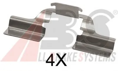 Комплектующие, колодки дискового тормоза A.B.S. купить