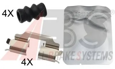 Комплектующие, колодки дискового тормоза A.B.S. купить