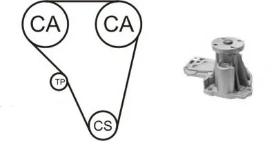 Водяной насос + комплект зубчатого ремня AIRTEX купить