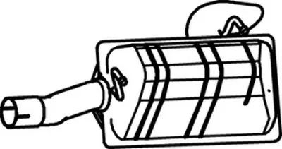 Глушитель выхлопных газов конечный DINEX купить