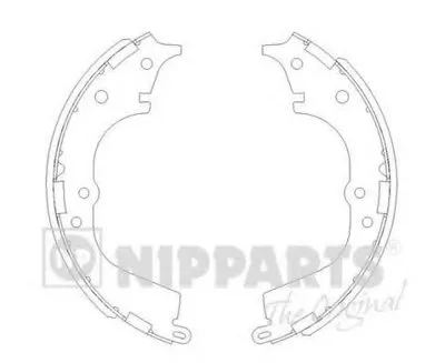 Комплект тормозных колодок NIPPARTS купить