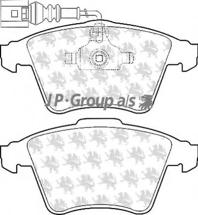 Комплект тормозных колодок, дисковый тормоз QH JP GROUP купить