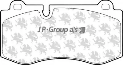Комплект тормозных колодок, дисковый тормоз QH JP GROUP купить