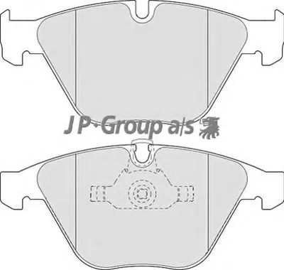 Комплект тормозных колодок, дисковый тормоз QH JP GROUP купить
