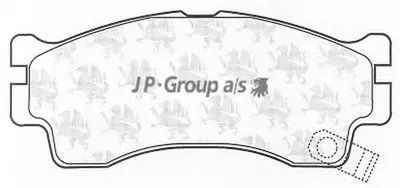 Комплект тормозных колодок, дисковый тормоз QH JP GROUP купить
