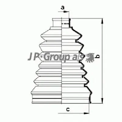 Комплект пылника, приводной вал QH JP GROUP купить