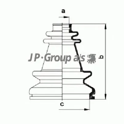 Комплект пылника, приводной вал QH JP GROUP купить