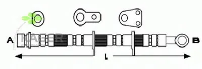 Тормозной шланг KAGER купить