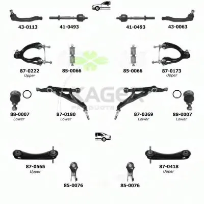 Подвеска колеса KAGER купить