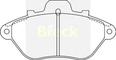 Комплект тормозных колодок, дисковый тормоз BRECK купить