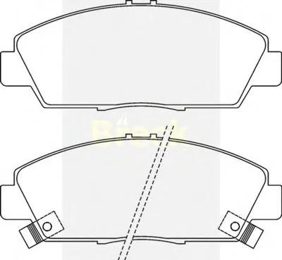 Комплект тормозных колодок, дисковый тормоз BRECK купить