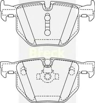 Комплект тормозных колодок, дисковый тормоз BRECK купить
