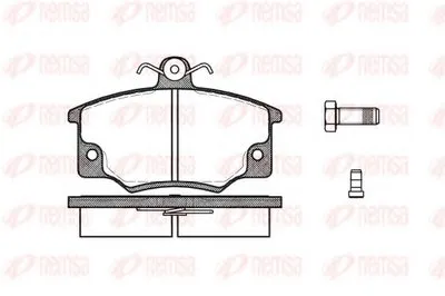 Комплект тормозных колодок, дисковый тормоз KAWE купить