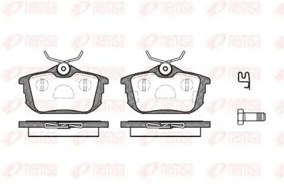 Комплект тормозных колодок, дисковый тормоз KAWE купить
