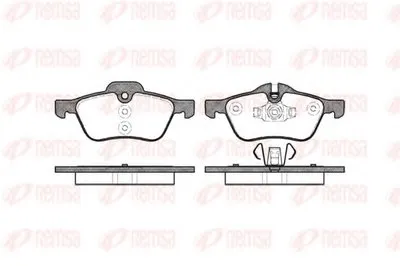 Комплект тормозных колодок, дисковый тормоз KAWE купить
