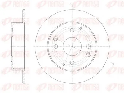 Тормозной диск KAWE купить